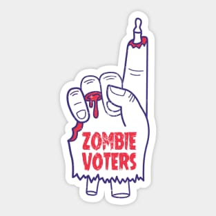 Zombie Voters Sticker